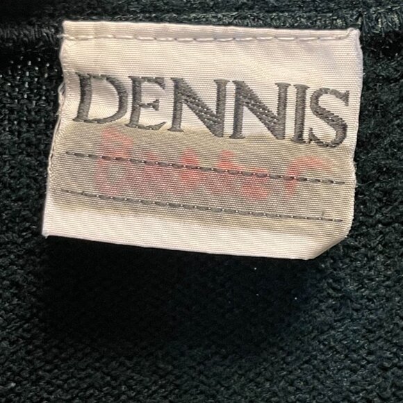 vintage Dennis Mens YL Green Acrylic Button-Up Cardigan Sweater - Picture 4 of 12